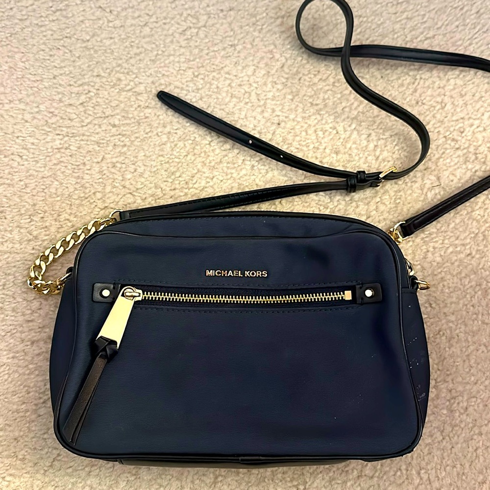 Navy Michael Kors Crossbody